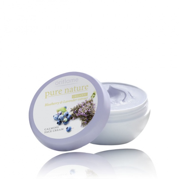 Pure Nature Organic Blueberry & Lavender extract Calming Face Cream