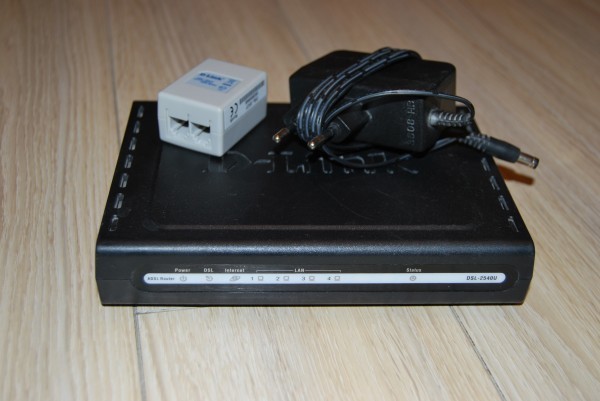 ADSL-роутер-маршрутизатор без Wi-Fi — D-link DSL-2540U/BRU/T1