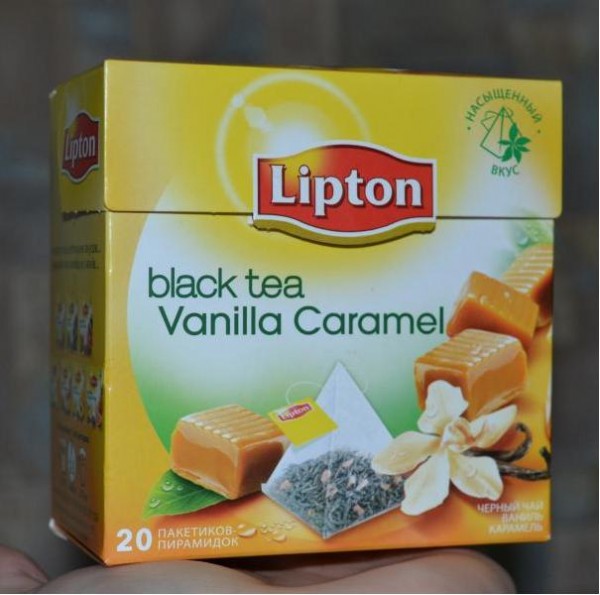 Чай Lipton Vanilla & Caramel (пирамидки) в дар (Казань). 