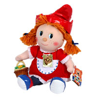 Мягка кукла «Красная шапочка»
