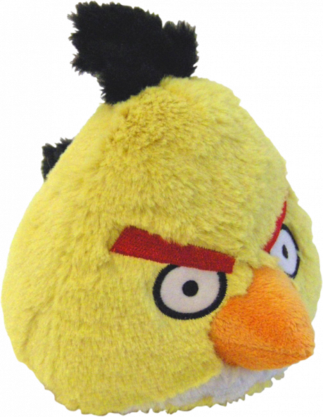 Мягкая игрушка Angry Birds желтая