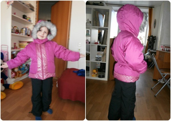 куртка зимняя на девочку 104 размер