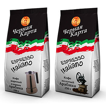 кофе «Черная Карта» Esspresso Italiano