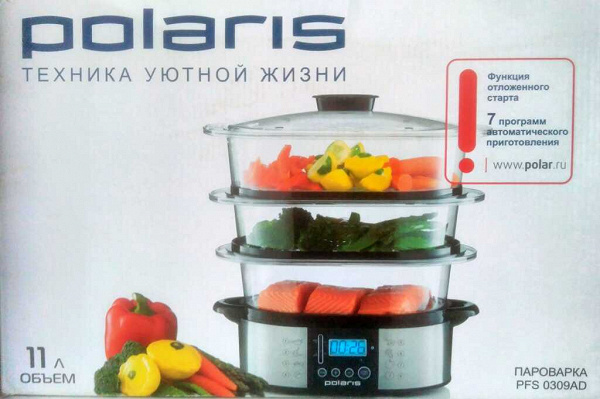 Пароварка Polaris PFS 0309 AD в дар (Москва). Дарудар