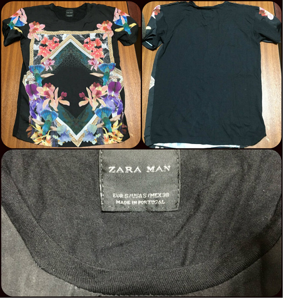 Футболка мужская от Zara man, р-р S в дар (Москва). Дарудар