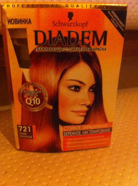 Краска для волос диадем 718