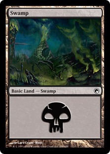 Карты Magic The Gathering (Swamp + Plaints( болото + земля )