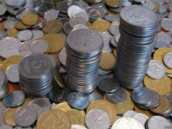 украинские нередкие монетки с обихода