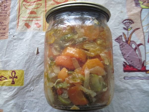 салат овощной деревенский, домашняя закрутка в дар (Тверь). Дарудар