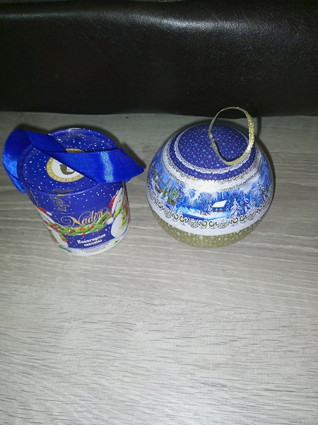 Новогодние коробочки для хранения мелочей в дар (Москва). Дарудар
