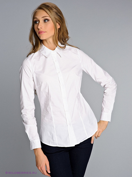 Белые рубашки и блузки