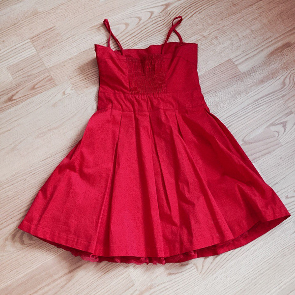 Платье красное XS