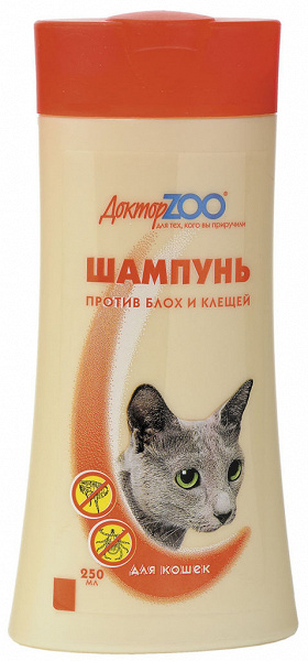 Шампунь для кошек от блох