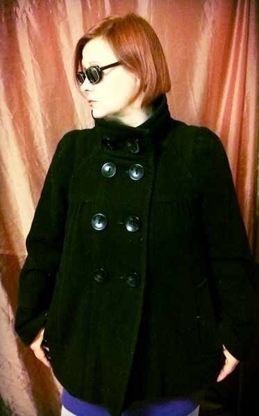 Пальто осеннее двубортное. Размер 46 в дар (Электросталь, Москва). Дарудар